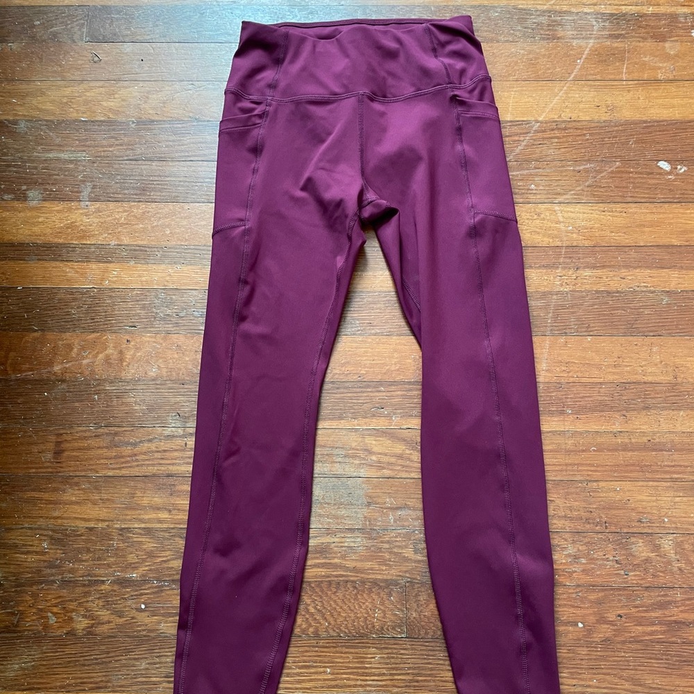 purple leggings